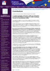 Contribution aux Assises du Développement et de la Solidarité Internationale