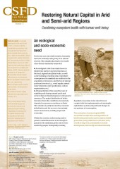 Restoring Natural Capital in Arid and Semi-arid Regions