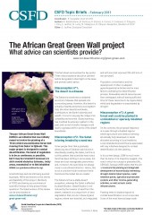 The African Great Green Wall project (May 2019)