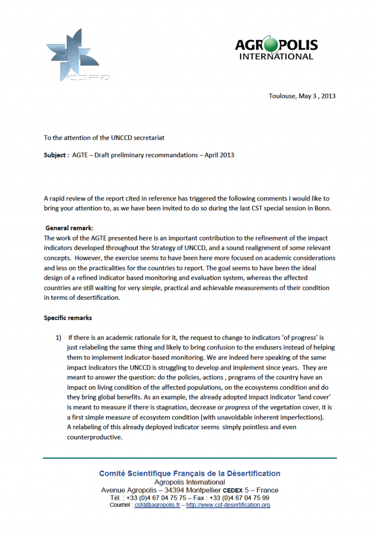 CSFDletter2UNCCD_AGTE3may13